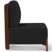 Kit 02 Poltronas Decorativas Sala de Estar Living Hungria L02 Couríssimo Marrom Bouclê Preto - Lyam