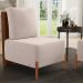 Kit 02 Poltronas Decorativas Sala de Estar Living Hungria L02 Couríssimo Marrom Suede Bege - Lyam