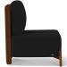 Kit 02 Poltronas Decorativas Sala de Estar Living Hungria L02 Couríssimo Marrom Suede Preto - Lyam