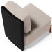 Kit 02 Poltronas Decorativas Sala de Estar Living Hungria L02 Couríssimo Preto Bouclê Creme - Lyam