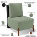 Kit 02 Poltronas Decorativas Sala de Estar Living Hungria L02 Couríssimo Preto Bouclê Oliva - Lyam
