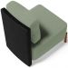 Kit 02 Poltronas Decorativas Sala de Estar Living Hungria L02 Couríssimo Preto Bouclê Oliva - Lyam