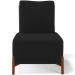 Kit 02 Poltronas Decorativas Sala de Estar Living Hungria L02 Couríssimo Preto Bouclê Preto - Lyam