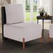 Kit 02 Poltronas Decorativas Sala de Estar Living Hungria L02 Couríssimo Preto Linho Bege - Lyam
