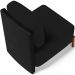 Kit 02 Poltronas Decorativas Sala de Estar Living Hungria L02 Couríssimo Preto Suede Preto - Lyam