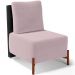 Kit 02 Poltronas Decorativas Sala de Estar Living Hungria L02 Couríssimo Preto Suede Rosê - Lyam