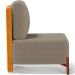 Kit 02 Poltronas Decorativas Sala de Estar Living Hungria L02 Couríssimo Whisky Bouclê Bege - Lyam