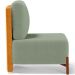 Kit 02 Poltronas Decorativas Sala de Estar Living Hungria L02 Couríssimo Whisky Bouclê Oliva - Lyam