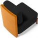 Kit 02 Poltronas Decorativas Sala de Estar Living Hungria L02 Couríssimo Whisky Bouclê Preto - Lyam