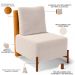 Kit 02 Poltronas Decorativas Sala de Estar Living Hungria L02 Couríssimo Whisky Suede Bege - Lyam