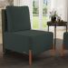 Kit 02 Poltronas Decorativas Sala de Estar Living Pés Madeira Hungria L02 Couríssimo Verde Suede Verde Musgo - Lyam