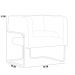 Kit 02 Poltronas Decorativas Scarlett D02 Base de Aço New Cobre Corano Branco C-12 - Lyam Decor