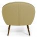 Kit 02 Poltronas Decorativas com Pés Palito Nina D02 Corano Bege Escuro C-19 - Lyam Decor