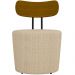 Kit 02 Poltronas Para Sala De Estar Decorativa Base Fixa Luara M03 Linho Bege - Lyam Decor