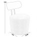Kit 02 Poltronas Para Sala De Estar Decorativa Base Fixa Luara M03 Linho Cru - Lyam Decor