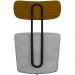 Kit 02 Poltronas Para Sala De Estar Decorativa Base Fixa Luara M03 Veludo Cinza - Lyam Decor