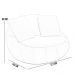 Kit 02 Poltronas Para Sala De Estar Decorativa Giratória Kira M03 Linho Bege - Lyam Decor