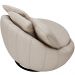 Kit 02 Poltronas Para Sala De Estar Decorativa Giratória Kira M03 Linho Bege - Lyam Decor