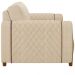 Kit 02 Poltronas Para Sala De Estar Pés De Madeira Base Fixa Flora M03 Linho Bege - Lyam Decor