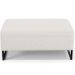 Kit 02 Puff Decorativo Para Sala de Estar Cléo Base de Ferro Preto 90 cm W01 Bouclê Cru - Lyam