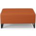 Kit 02 Puff Decorativo Para Sala de Estar Cléo W01 Base de Ferro 90cm Tecido Terracota - Lyam Decor