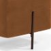 Kit 02 Puff Quadrado Decorativo Status 45x45 D02 Pés de Aço Veludo Telha C-262 - Lyam Decor