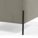 Kit 02 Puff Retangular Decorativo Status 60x45 D02 Pés de Aço Veludo Bege C-309 - Lyam Decor