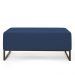 Kit 02 Puffs Decorativo Para Sala Estar Cléo W01 Base de Ferro 90 cm Suede Azul Marinho - Lyam Decor