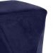Kit 02 Puffs Decorativo Para Sala de Estar Ametista D02 Veludo Azul Marinho C-287 - Lyam Decor