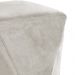 Kit 02 Puffs Decorativo Para Sala de Estar Ametista D02 Veludo Bege C-309 - Lyam Decor