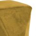Kit 02 Puffs Decorativo Para Sala de Estar Ametista D02 Veludo Mostarda C-279 - Lyam Decor