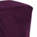 Kit 02 Puffs Decorativo Para Sala de Estar Ametista D02 Veludo Roxo Grape C-292 - Lyam Decor