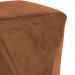 Kit 02 Puffs Decorativo Para Sala de Estar Ametista D02 Veludo Telha C-262 - Lyam Decor