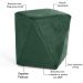 Kit 02 Puffs Decorativo Para Sala de Estar Ametista D02 Veludo Verde Musgo C-303 - Lyam Decor