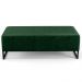 Kit 02 Puffs Decorativo Sala de Estar Bali W01 Base Ferro 120x50 cm Facto Verde Musgo - Lyam Decor
