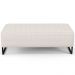 Kit 02 Puffs Decorativo Sala de Estar Bali W01 Base de Ferro 120x50 cm Bouclê Cru - Lyam