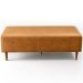 Kit 02 Puffs Decorativo Sala de Estar Bali W01 Pés Palito 120x50cm Couríssimo Whisky - Lyam Decor