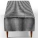 Kit 02 Puffs Decorativo Sala de Estar Bali W01 Pés Palito 120x50cm Pied Poule - Lyam Decor