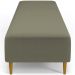 Kit 02 Puffs Decorativo Sala de Estar Bali W01 Pés Palito 170x60cm Bouclê Oliva - Lyam Decor