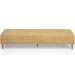 Kit 02 Puffs Decorativo Sala de Estar Bali W01 Pés Palito 170x60cm Couríssimo Fendi - Lyam Decor