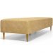 Kit 02 Puffs Decorativo Sala de Estar Bali W01 Pés Palito 170x60cm Couríssimo Fendi - Lyam Decor