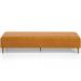 Kit 02 Puffs Decorativo Sala de Estar Bali W01 Pés Palito 190x60cm Couríssimo Whisky - Lyam Decor