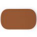 Kit 02 Puffs Decorativos Orgânicos Para Living Quarto 100cm Doha W01 Bouclê Terracota - Lyam Decor