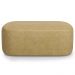Kit 02 Puffs Decorativos Orgânicos Para Living Quarto 100cm Doha W01 Couríssimo Fendi - Lyam Decor