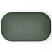 Kit 02 Puffs Decorativos Orgânicos Para Living Quarto 100cm Doha W01 Couríssimo Verde Musgo - Lyam Decor