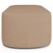 Kit 02 Puffs Decorativos Orgânicos Para Living Quarto 100cm Doha W01 Linho Bege Escuro - Lyam Decor