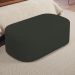 Kit 02 Puffs Decorativos Orgânicos Para Living Quarto 100cm Doha W01 Linho Verde Musgo - Lyam Decor