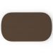 Kit 02 Puffs Decorativos Orgânicos Para Living Quarto 100cm Doha W01 Suede Marrom - Lyam Decor