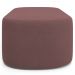 Kit 02 Puffs Decorativos Orgânicos Para Living Quarto 100cm Doha W01 Suede Rosê - Lyam Decor