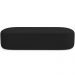 Kit 02 Puffs Decorativos Orgânicos Para Living Quarto 140cm Doha W01 Bouclê Preto - Lyam Decor